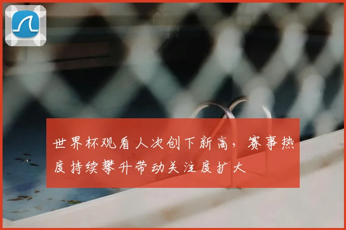 世界杯观看人次创下新高，赛事热度持续攀升带动关注度扩大